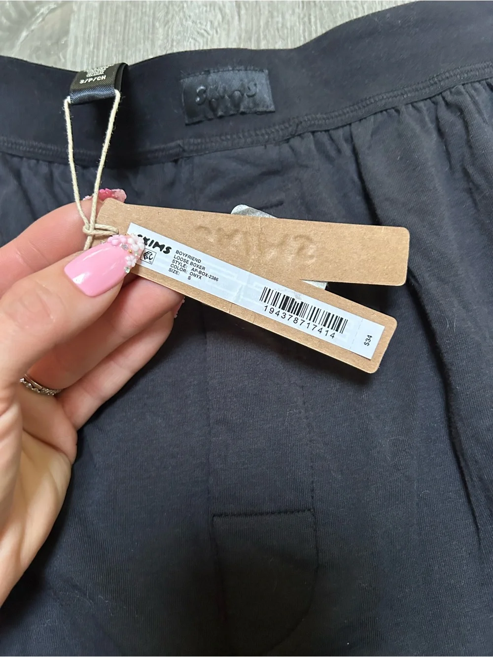 SKIMS boyfriend loose boxer shorts NWT